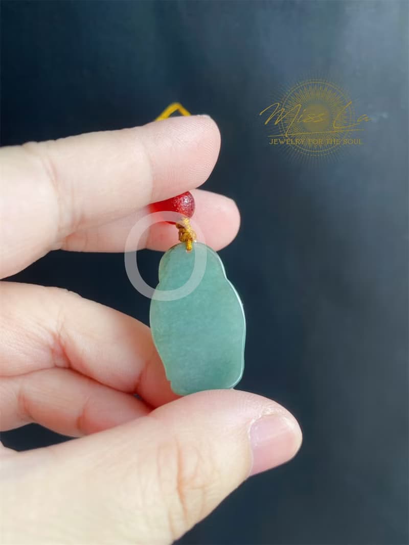 天然緬甸玉翡翠 招財納福 佛公 彌勒佛 財神天珠 手機鍊 禮物