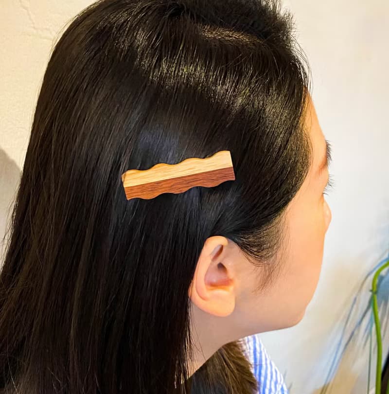 原木髮夾 髮飾 手作 生日禮物 送禮 髮夾 自然風