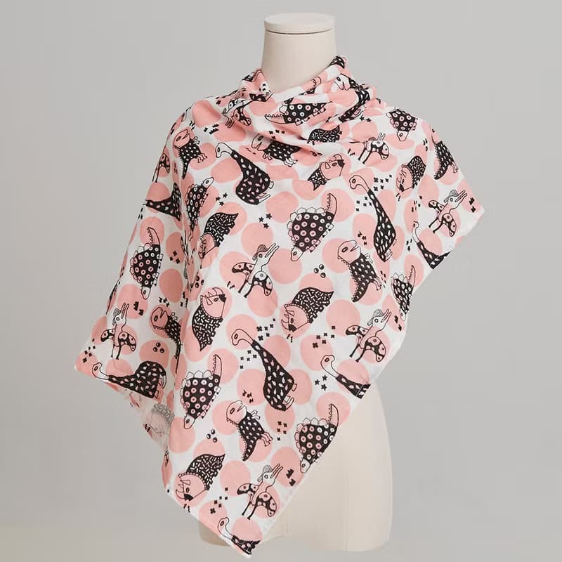 紗布巾禮盒 | 粉搖滾恐龍 (彌月禮盒 新生兒禮盒)