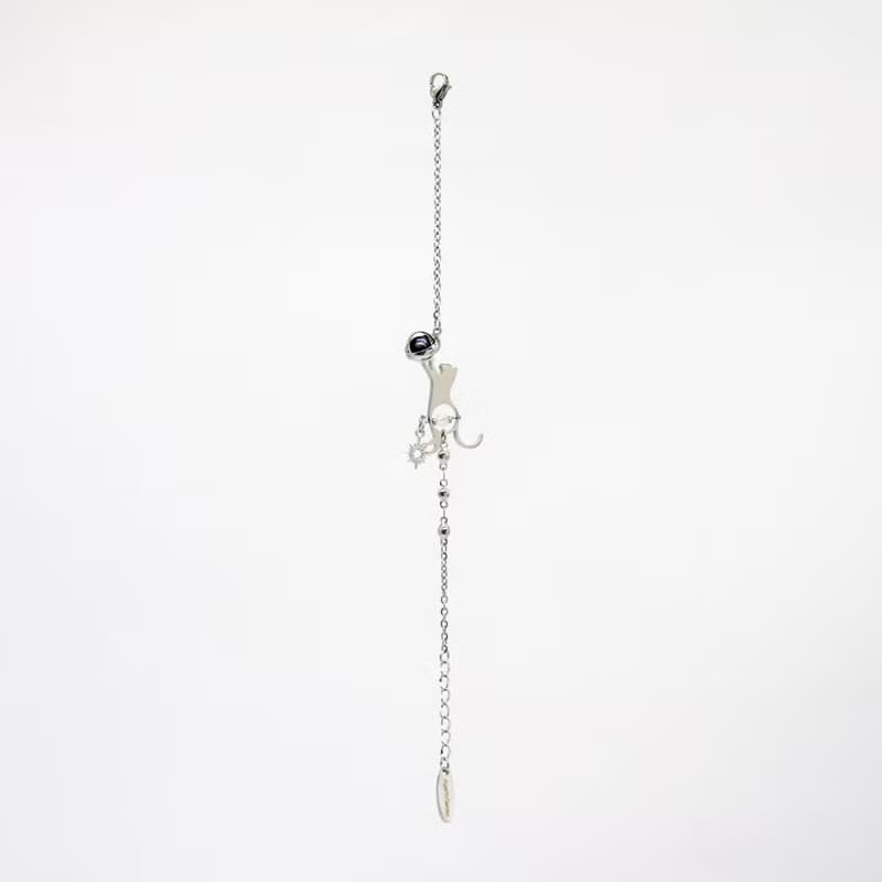 LunaWhisker 貓玩球喵月光石手鍊