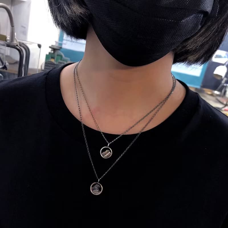 台灣百岳【迷你南湖大山】925純銀手工項鍊 送禮 情人節禮物