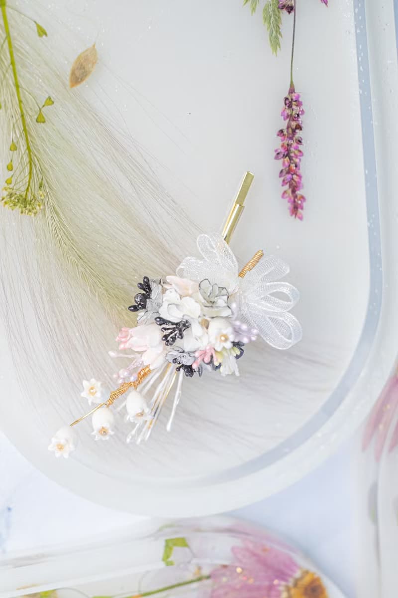 魔法杖繁花花束小髮夾
