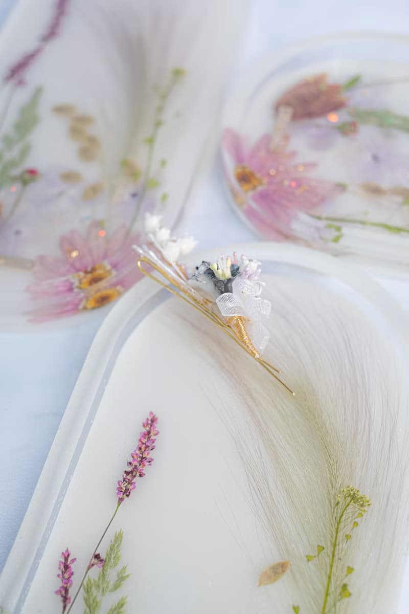 魔法杖繁花花束小髮夾