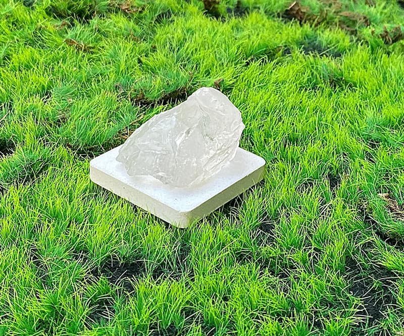 能量擺飾-精選天然冰透幾何白水晶原石 淨化 療癒 能量