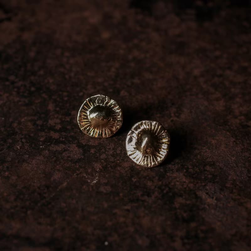 MUCAO Golden Clue金色線索系列  閃光耳環 金/銀