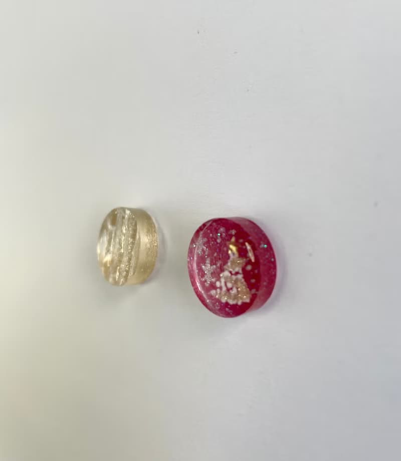 聖誕樹和瘸腿金耳環 粉紅色
