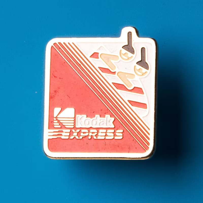 桑惠商號 KODAK柯達 Kodak express 吉祥物少女 古董徽章