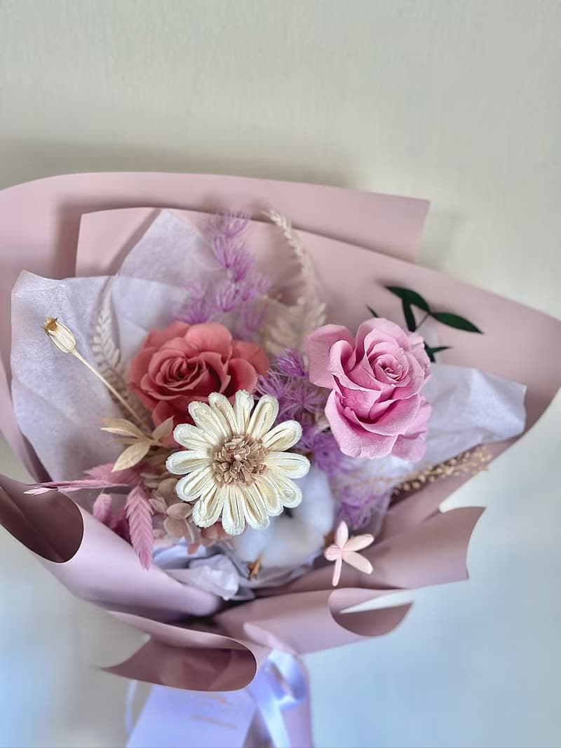 永生花束 永生花 生日花束 情人節花束 七夕 生日花束 畢業花束