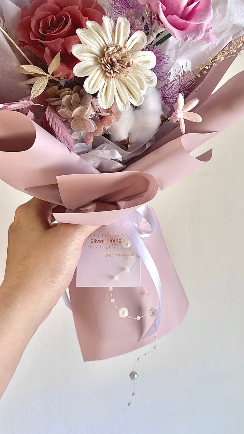 永生花束 永生花 生日花束 情人節花束 七夕 生日花束 畢業花束