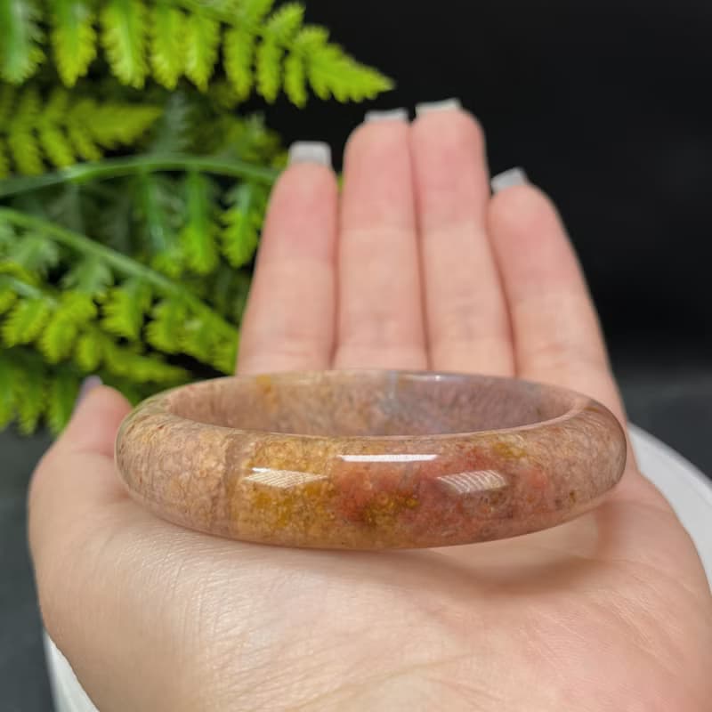 冰花爆晶瑪瑙手镯 58MM