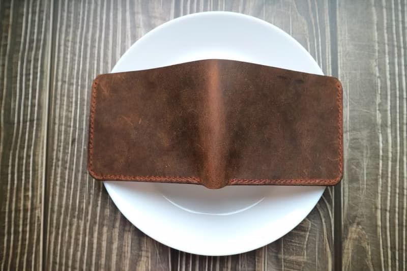 藝創小間 | 瘋馬真皮簡約皮夾短夾 情人節 禮物