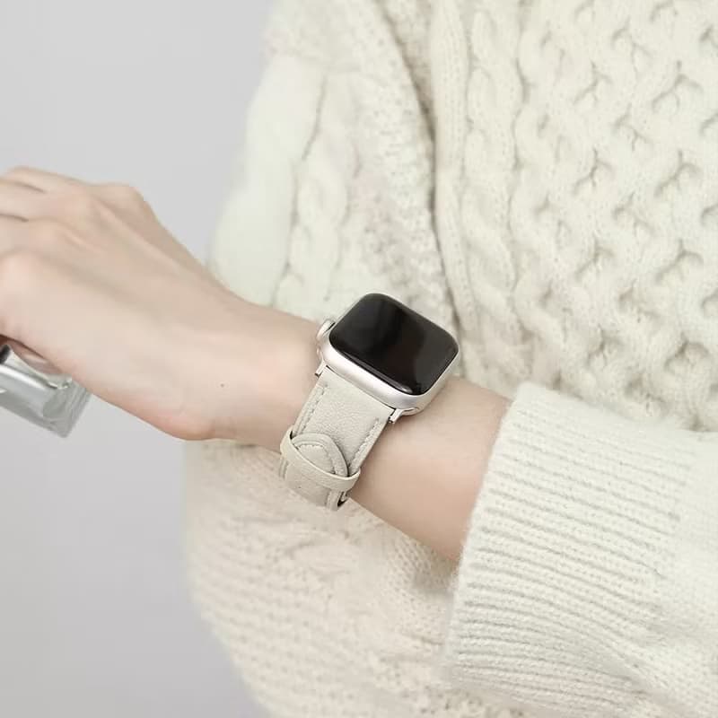 Apple watch錶帶/義大利植鞣革真皮錶帶【可定製化】柔韌舒適羊皮