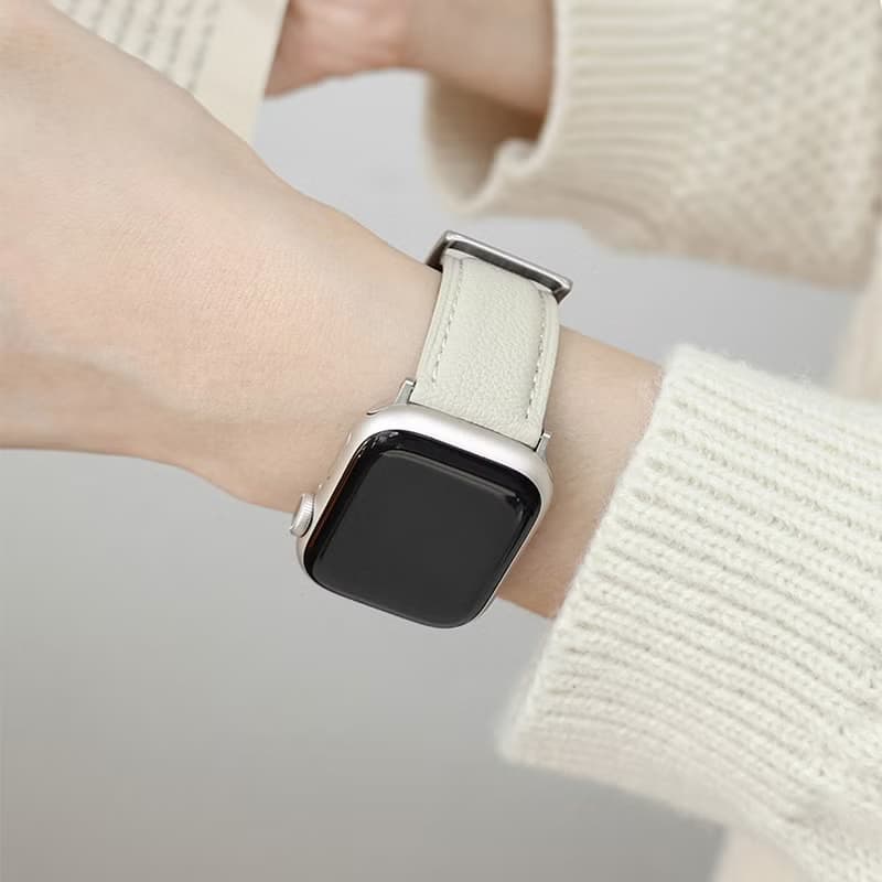 Apple watch錶帶/義大利植鞣革真皮錶帶【可定製化】柔韌舒適羊皮