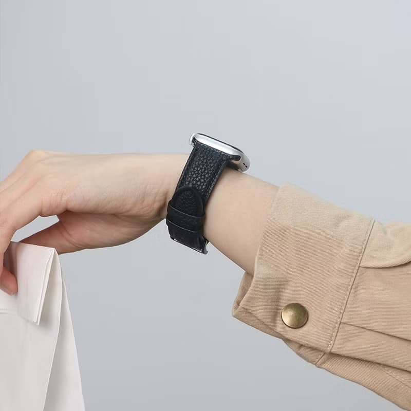 Apple watch錶帶/義大利植鞣革真皮錶帶【可定製化】柔韌舒適羊皮