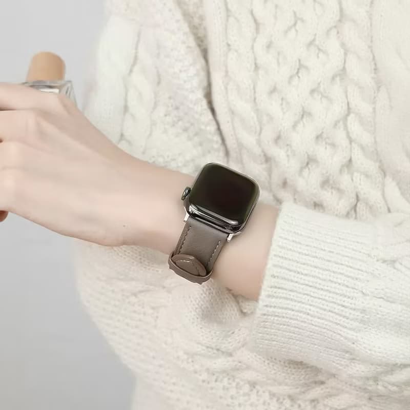 Apple watch錶帶/義大利植鞣革真皮錶帶【可定製化】柔韌舒適羊皮