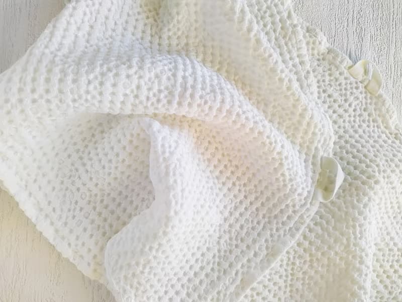 White waffle towels, Face towels for bathroom, Linen waffle towels, Hand towels