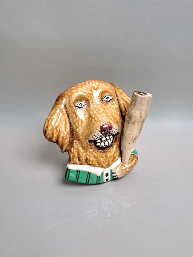 黃金獵犬擴香器02(手工陶製品)