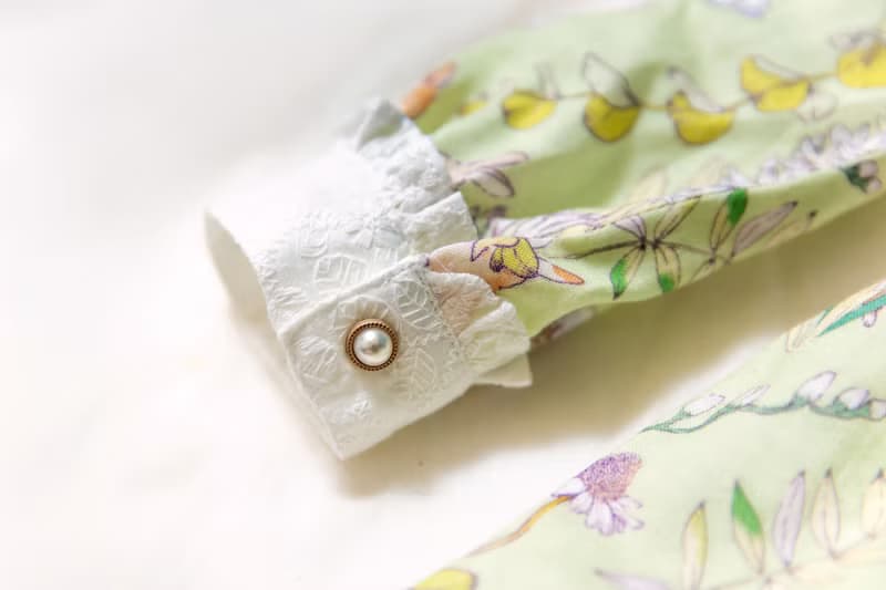 【KID SIZE 80-120】英倫花園小童洋裝 夏綠蒂 附綁帶