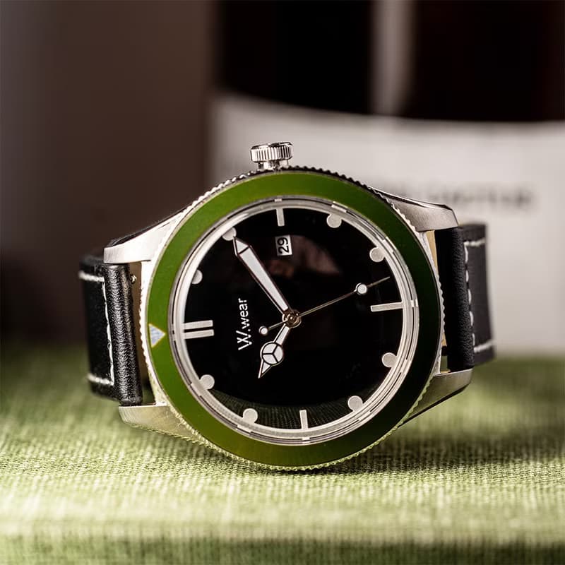 經典拱型鏡面水鬼系列 - 黑面綠框