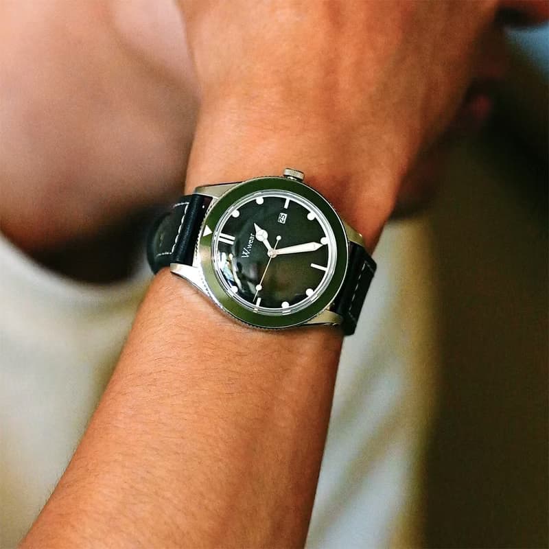 經典拱型鏡面水鬼系列 - 黑面綠框