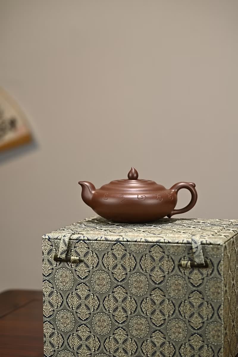 云水禪心全手工王翔高徒房剛作品容量300cc老紫泥