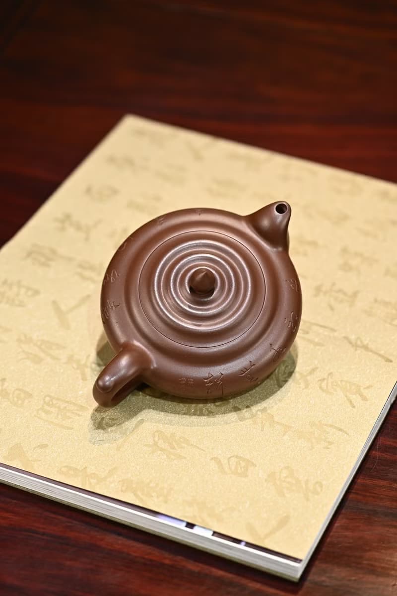 云水禪心全手工王翔高徒房剛作品容量300cc老紫泥