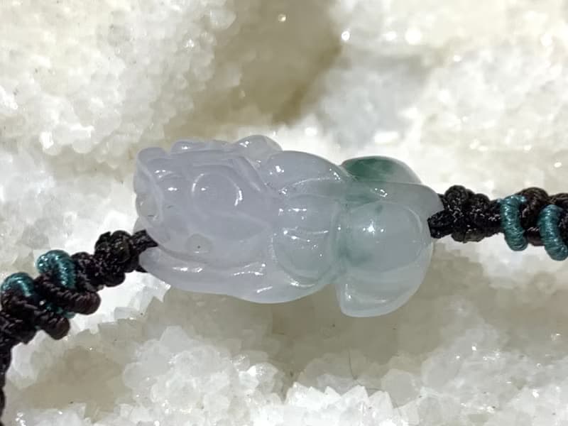 快速出貨 天然緬甸玉翡翠貔貅手鍊 招財 保平安 防小人 開運
