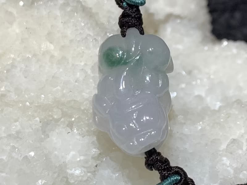 快速出貨 天然緬甸玉翡翠貔貅手鍊 招財 保平安 防小人 開運