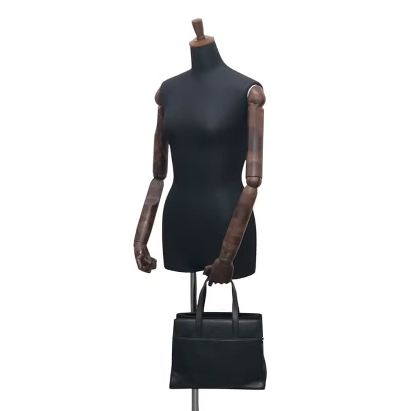 【 日本直送　名牌中古包 】LOEWE ロエベ ハンドバッグ ダークネイビー レザー vintage ヴィンテージ オールド fgfjhr