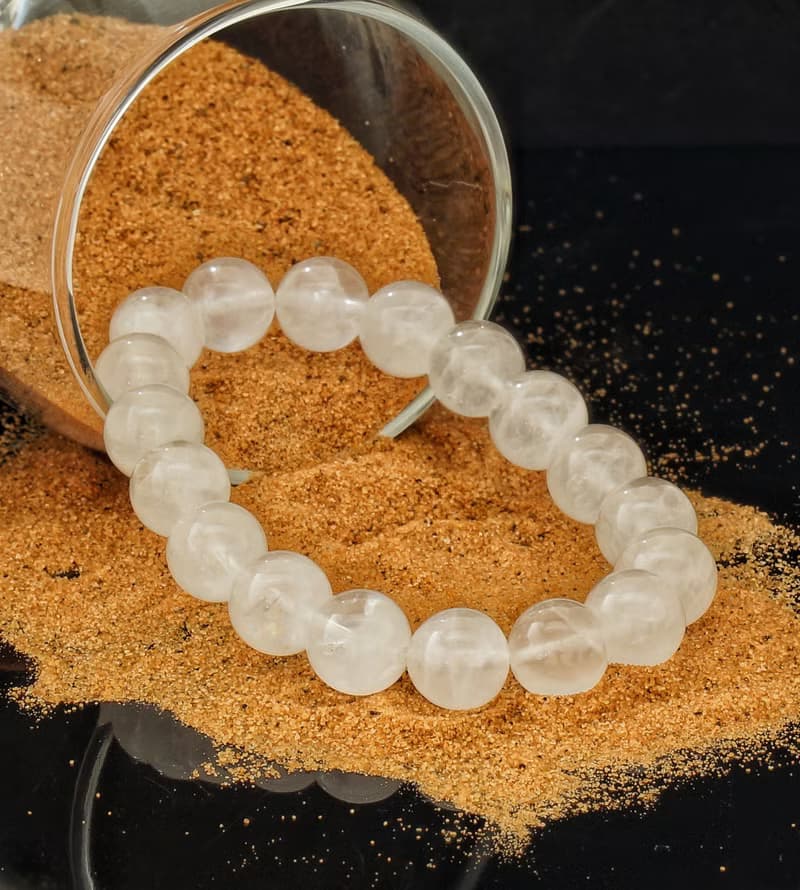 白幽靈 11.5mm 水晶手鍊 ( HKA9210 )