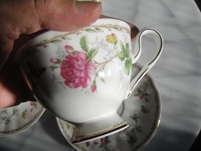 【老時光 OLD-TIME】早期二手國外進口骨瓷茶具組(一杯一盤為一組