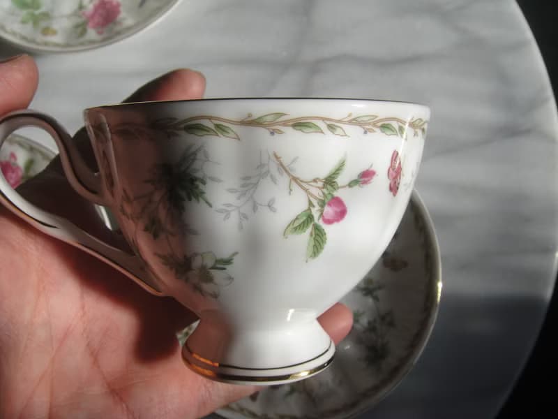 【老時光 OLD-TIME】早期二手國外進口骨瓷茶具組(一杯一盤為一組