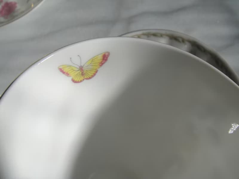 【老時光 OLD-TIME】早期二手國外進口骨瓷茶具組(一杯一盤為一組