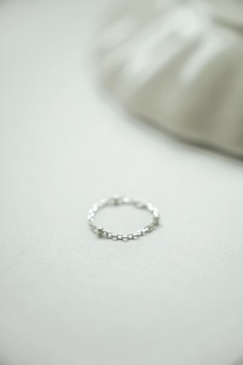 SATELLITE 無感小細珠鍊戒 SV925/金/玫瑰金