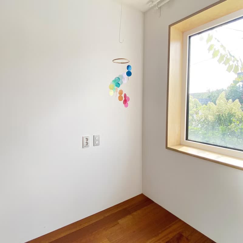 DIY-KIT | Italian xylophone_Rainbow Circle | Shell Wind Chime Mobile | #0-327