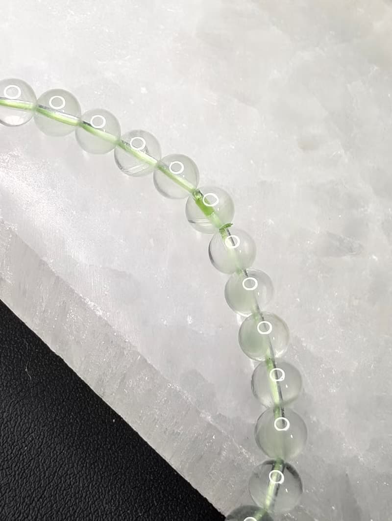 翠綠幽靈 翠幽靈 手串 手鍊 天然水晶 水晶手串 6mm 水晶手鍊