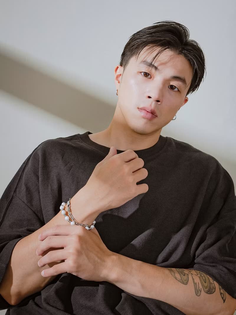 Unisex | 極晝系 - 冰岩白 * 白珍珠 寧靜 不銹鋼珍珠手鏈