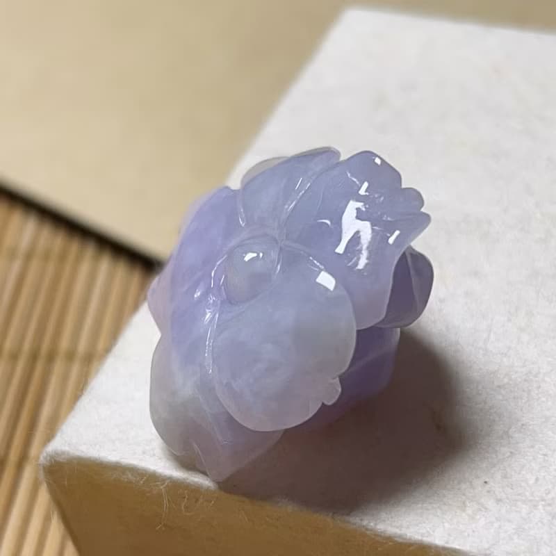 紫羅蘭翡翠玫瑰 | 天然緬甸A貨翡翠 | 送禮