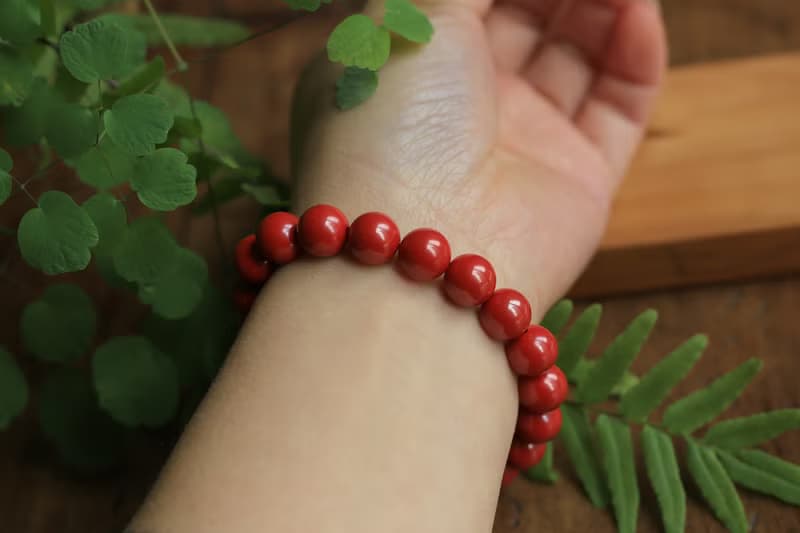 春秋手作 | 硃砂手串 10mm | 原礦帝王硃砂 闢邪 化太歲 | 男款