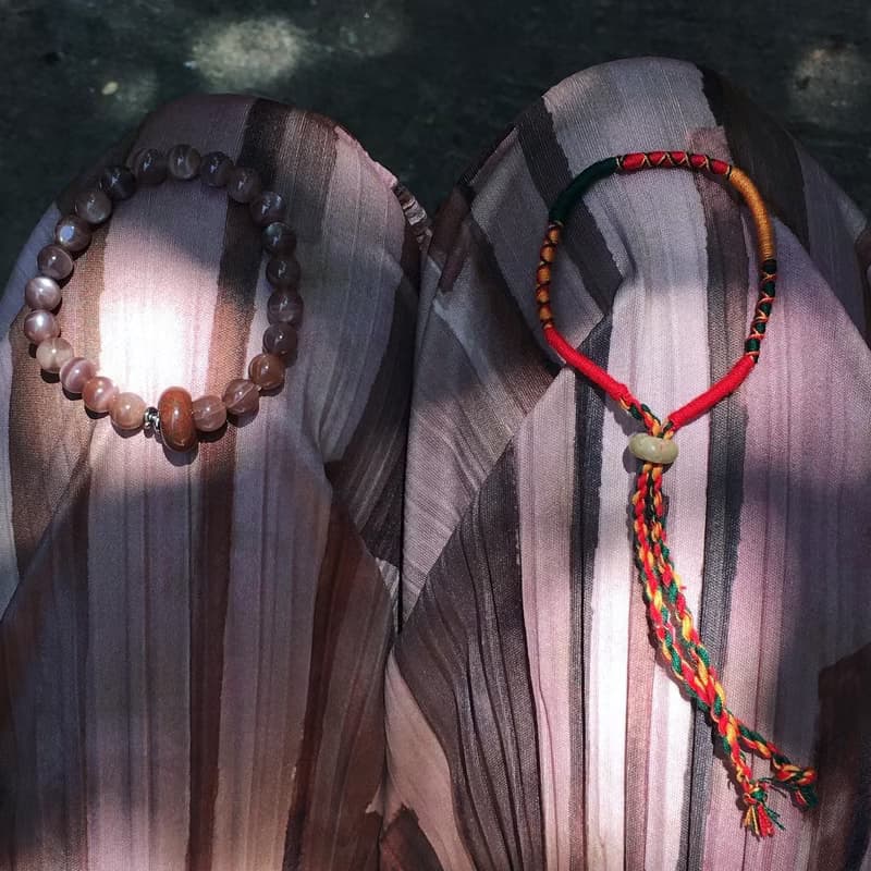 【Lost and find】西藏 祈福 太陽石 紅石 瘋狂瑪瑙 手鍊 手帶