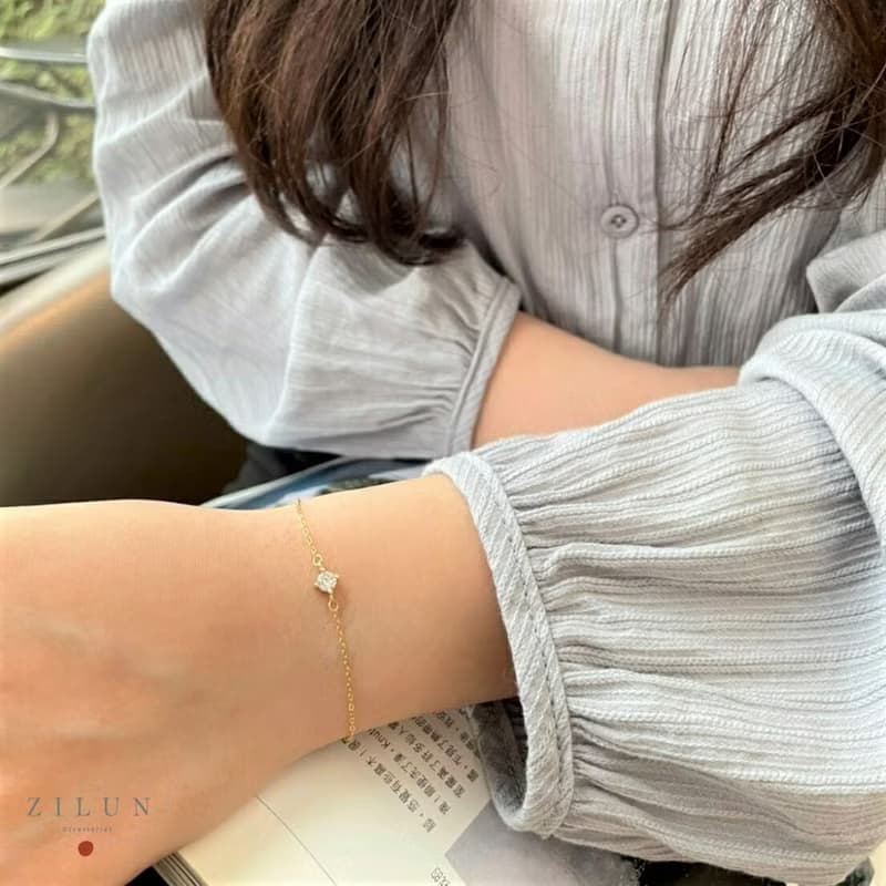 │簡約│閃爍星點 • 微鑲 • 純銀手鍊 • 925silver