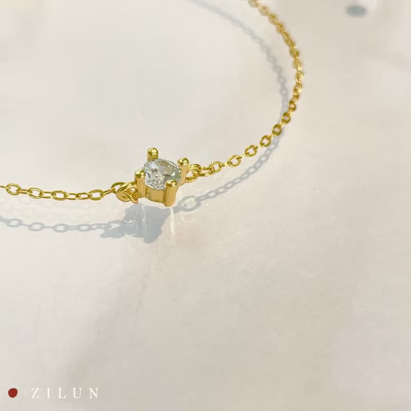 │簡約│閃爍星點 • 微鑲 • 純銀手鍊 • 925silver