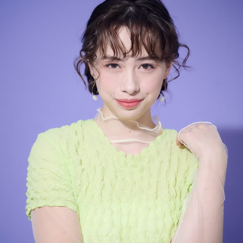 14kgf Tulip nuance curve pierced earrings / clip on WHT