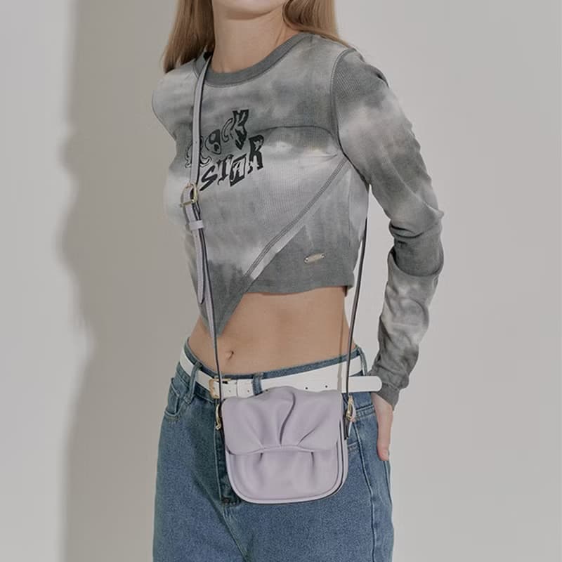 韓國 MANDU BAG | 紫色 | 迷你袋 | 側背包 斜孭袋