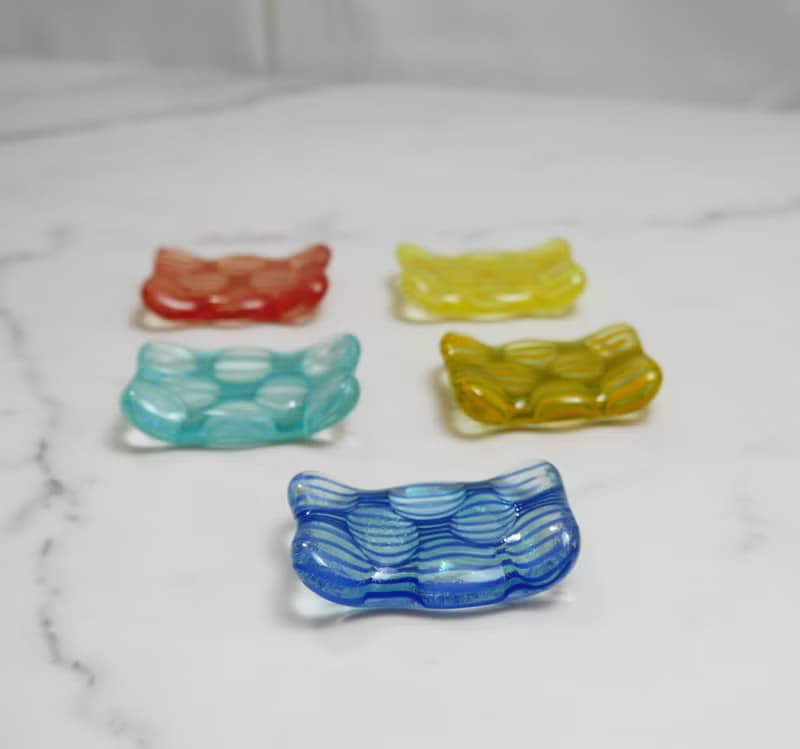 O6-7 餐桌上的生活工藝 – 琉璃餐具架 (一組2個) (C)