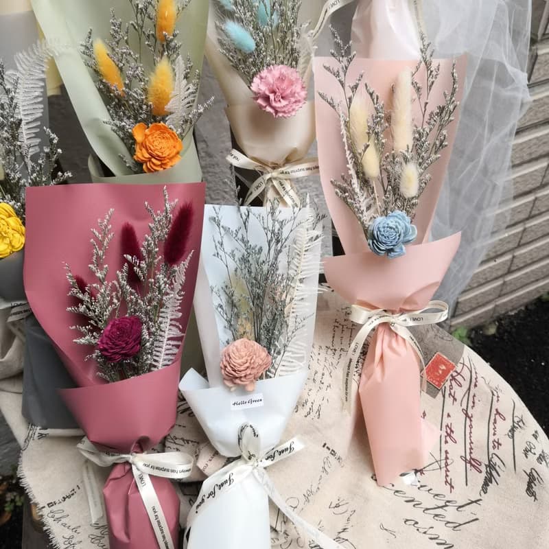 FS003畢業禮物 10色花束 乾燥花束 老師禮物 謝師禮 平價款 祝福