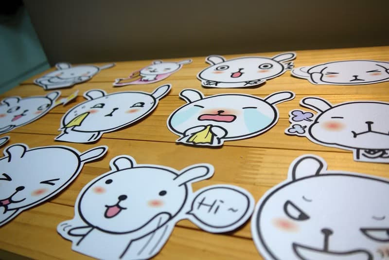 Bucute/行李箱防水PVC貼紙/1組3張(小)/出國旅行