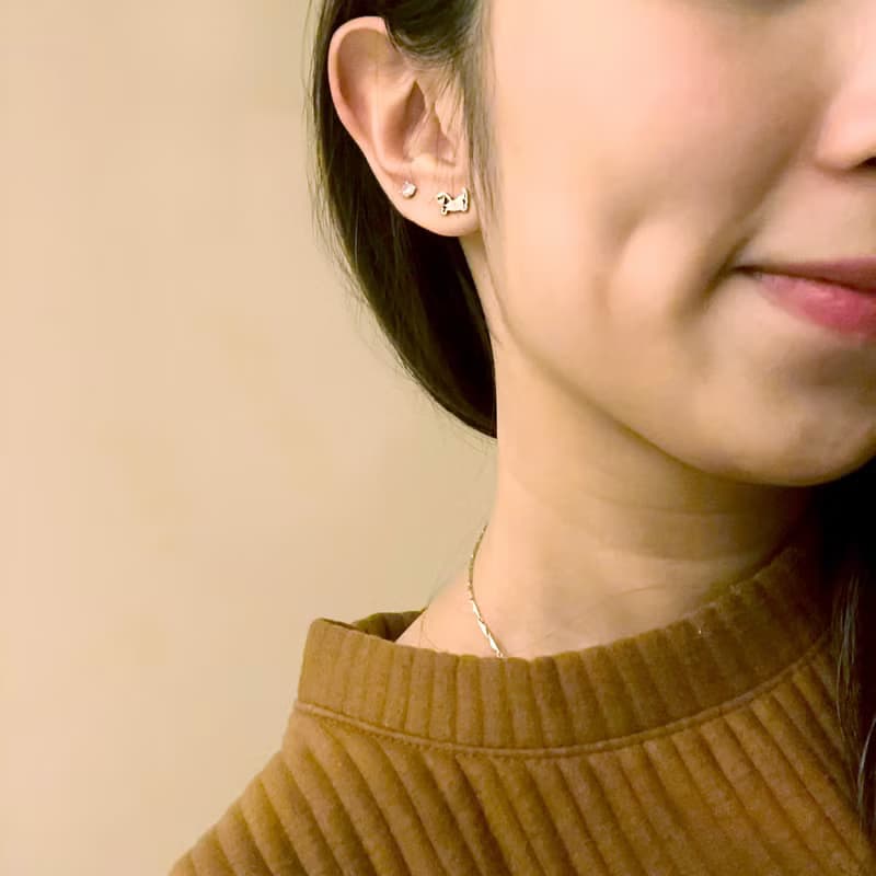The Dachs Earrings臘腸狗耳環