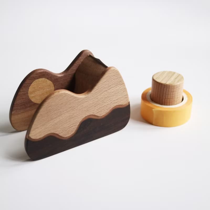 日出膠帶台 紙膠帶台 和紙膠帶台 -- 黑巧克力