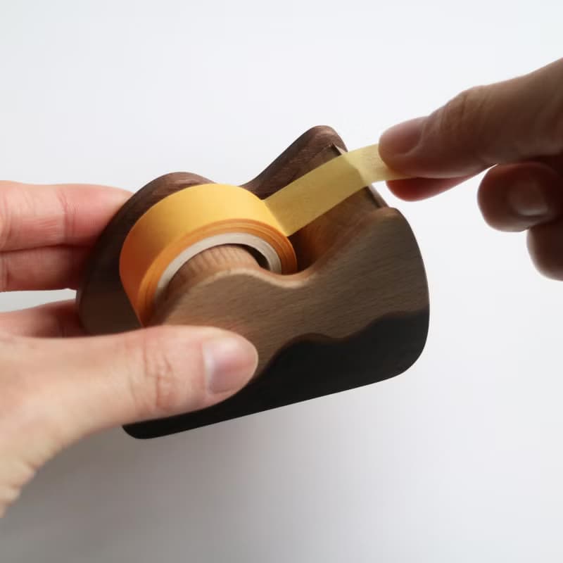 日出膠帶台 紙膠帶台 和紙膠帶台 -- 黑巧克力